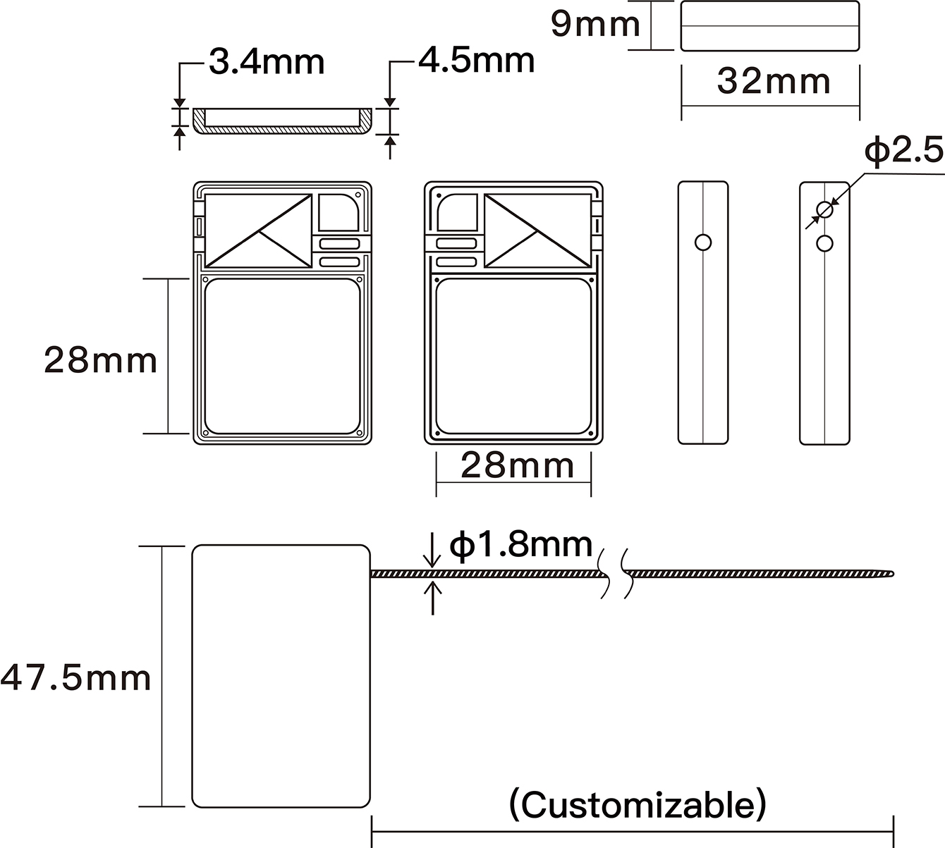 RFID Electronic Seal JD002-Smart Tracking Seal RFID Electronic Seal JD002-Smart Tracking Seal