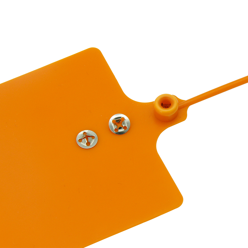 JY250C-Large Tag Plastic Security Seal with Metal Lock Insert – Ideal for Logistics & Outdoor Labeling