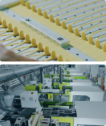 Factory workshop production line