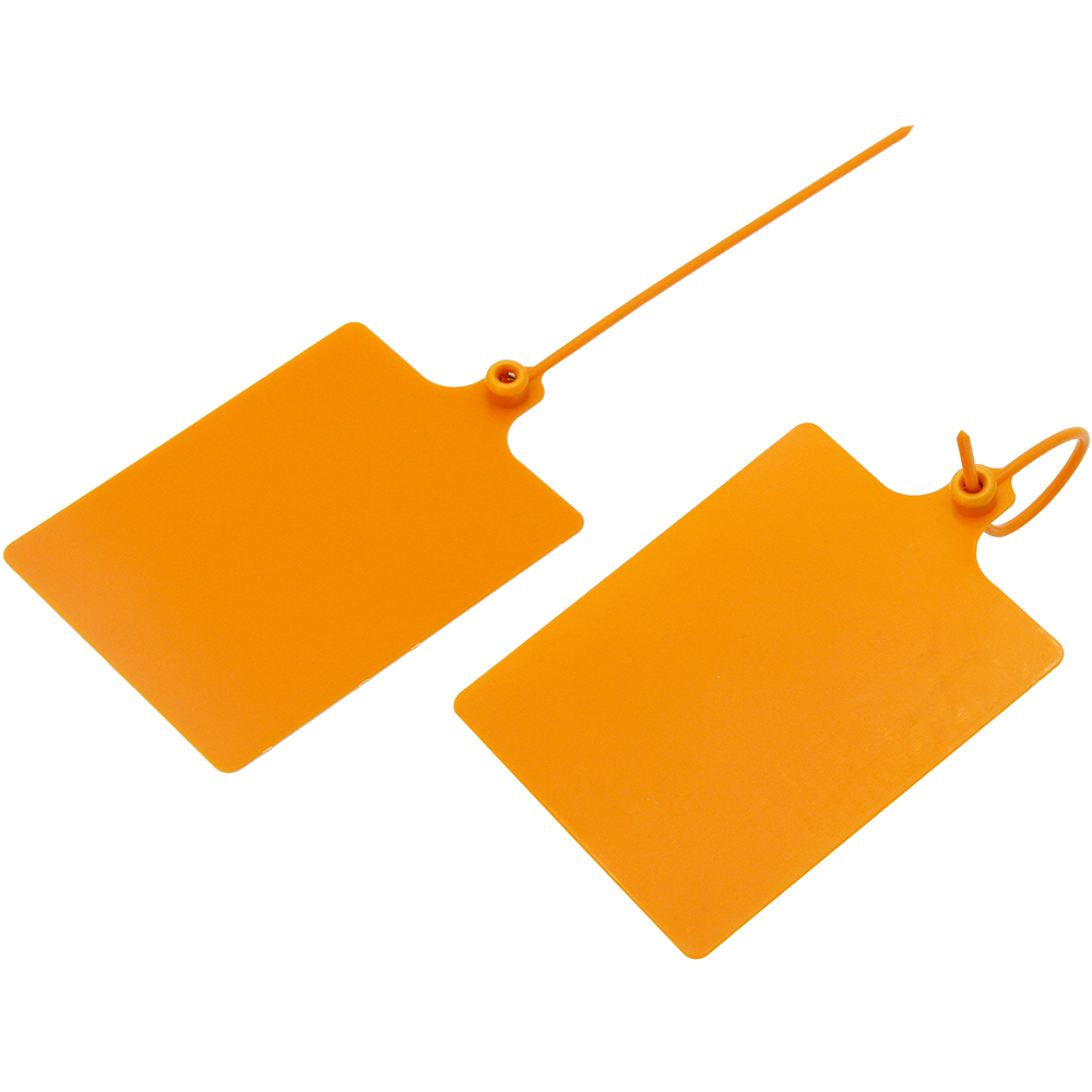 JY250C-Large Tag Plastic Security Seal with Metal Lock Insert – Ideal for Logistics & Outdoor Labeling