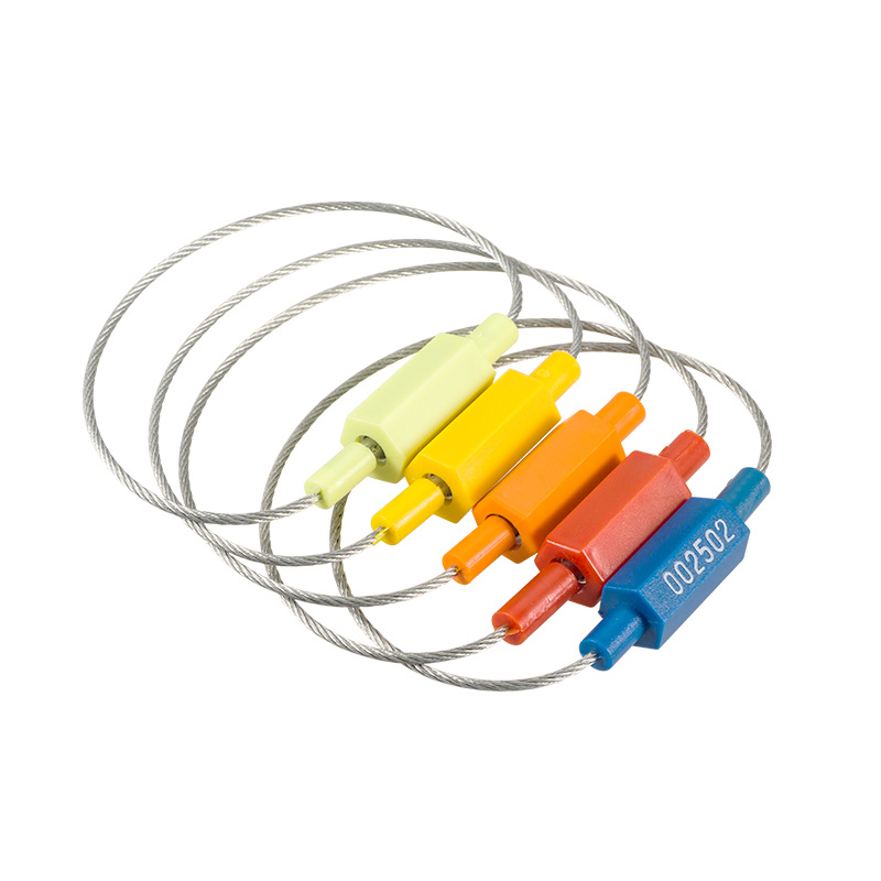 Cable Padlock Seal JY023C – Compact Tamper Evident Seal for Utility Meters, Travel Bags & Retail Packaging