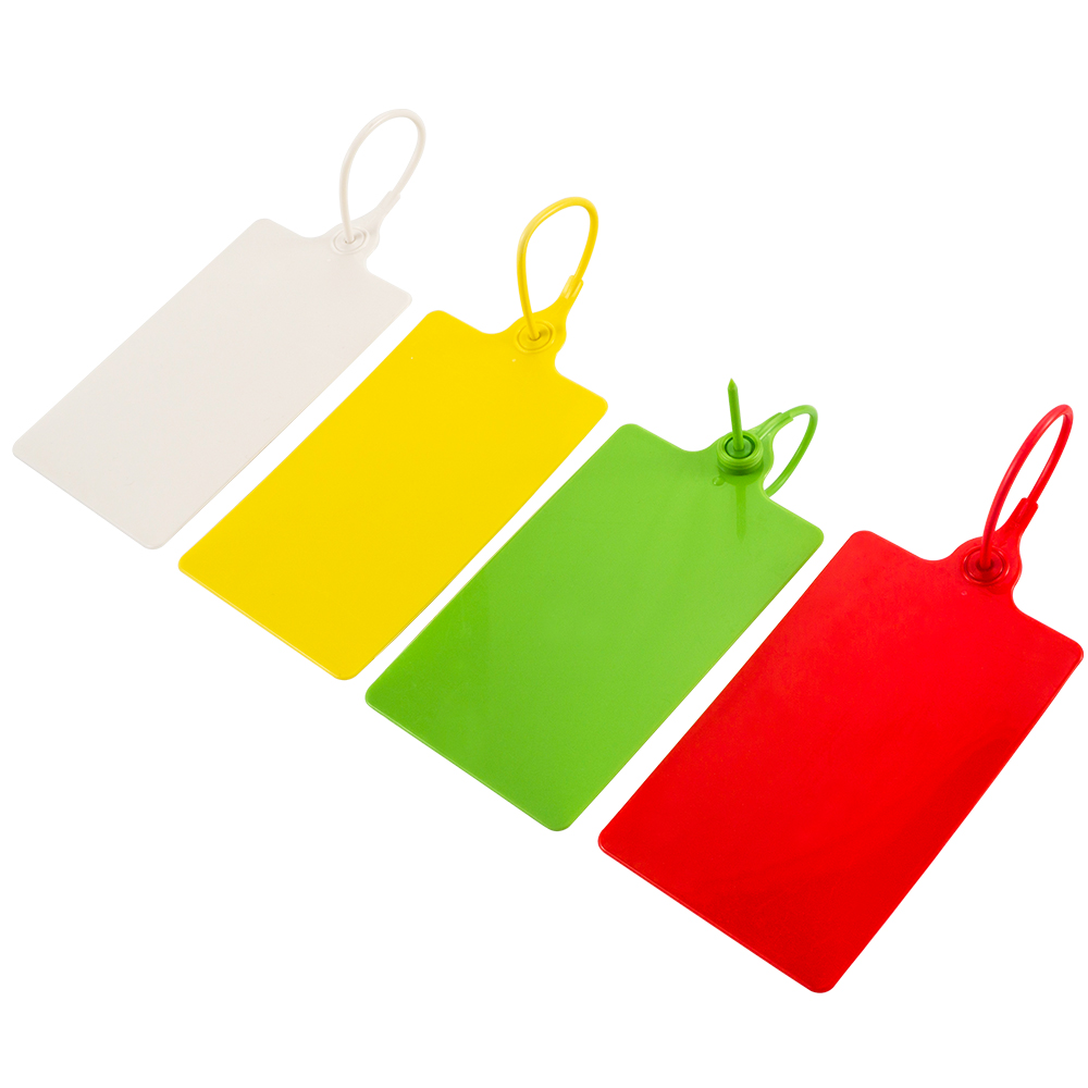 JY250E-Metal Core Big Flag Plastic Seal for Cargo Identification, Warning Labels & Field Control