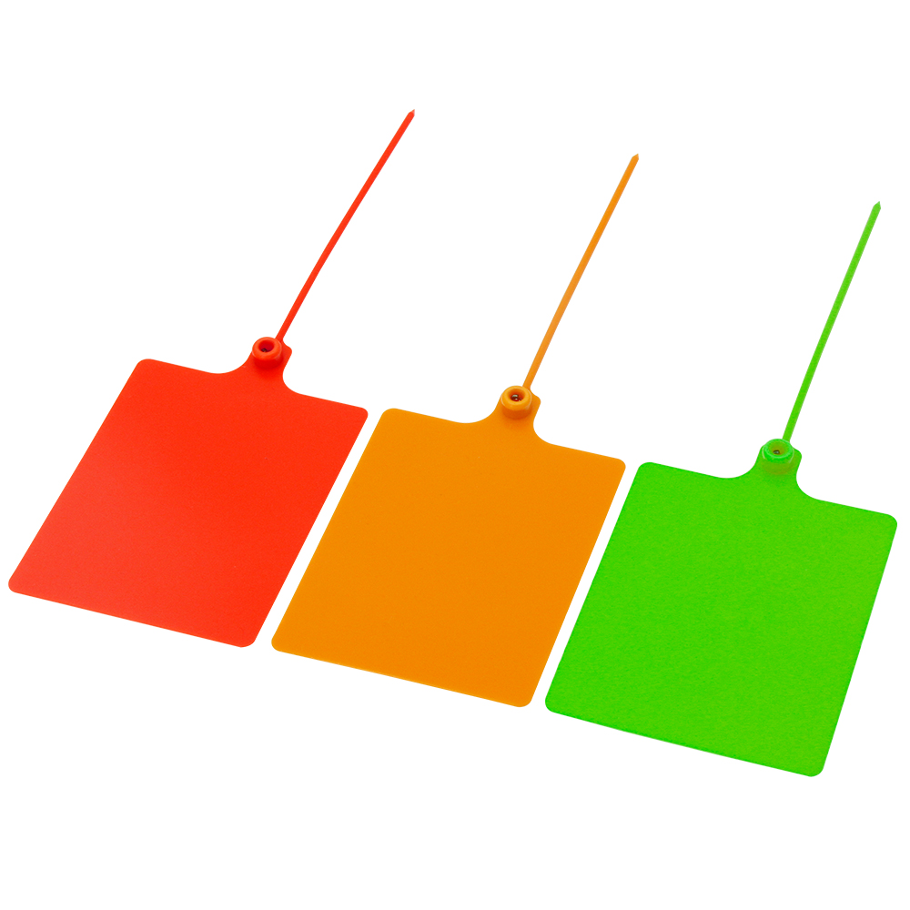 JY250C-Large Tag Plastic Security Seal with Metal Lock Insert – Ideal for Logistics & Outdoor Labeling