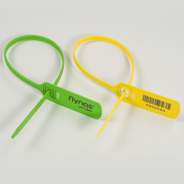 JY300S-Heavy-Duty Flat Band Plastic Security Seal with Steel Lock for Medical, Retail & Transport Use