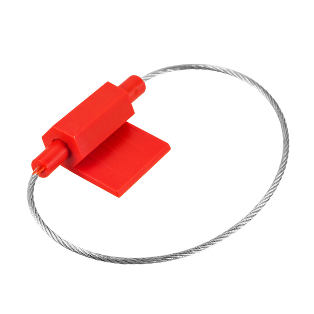 Padlock Style Security Seal JY023B – Big Flag Cable Seal for Courier Bags, Airline Service & Postal Use