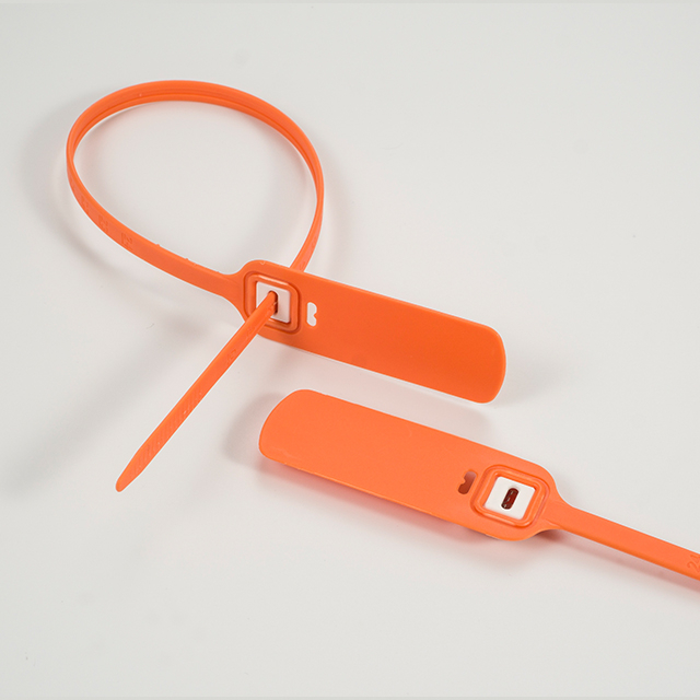 JY300S-Heavy-Duty Flat Band Plastic Security Seal with Steel Lock for Medical, Retail & Transport Use