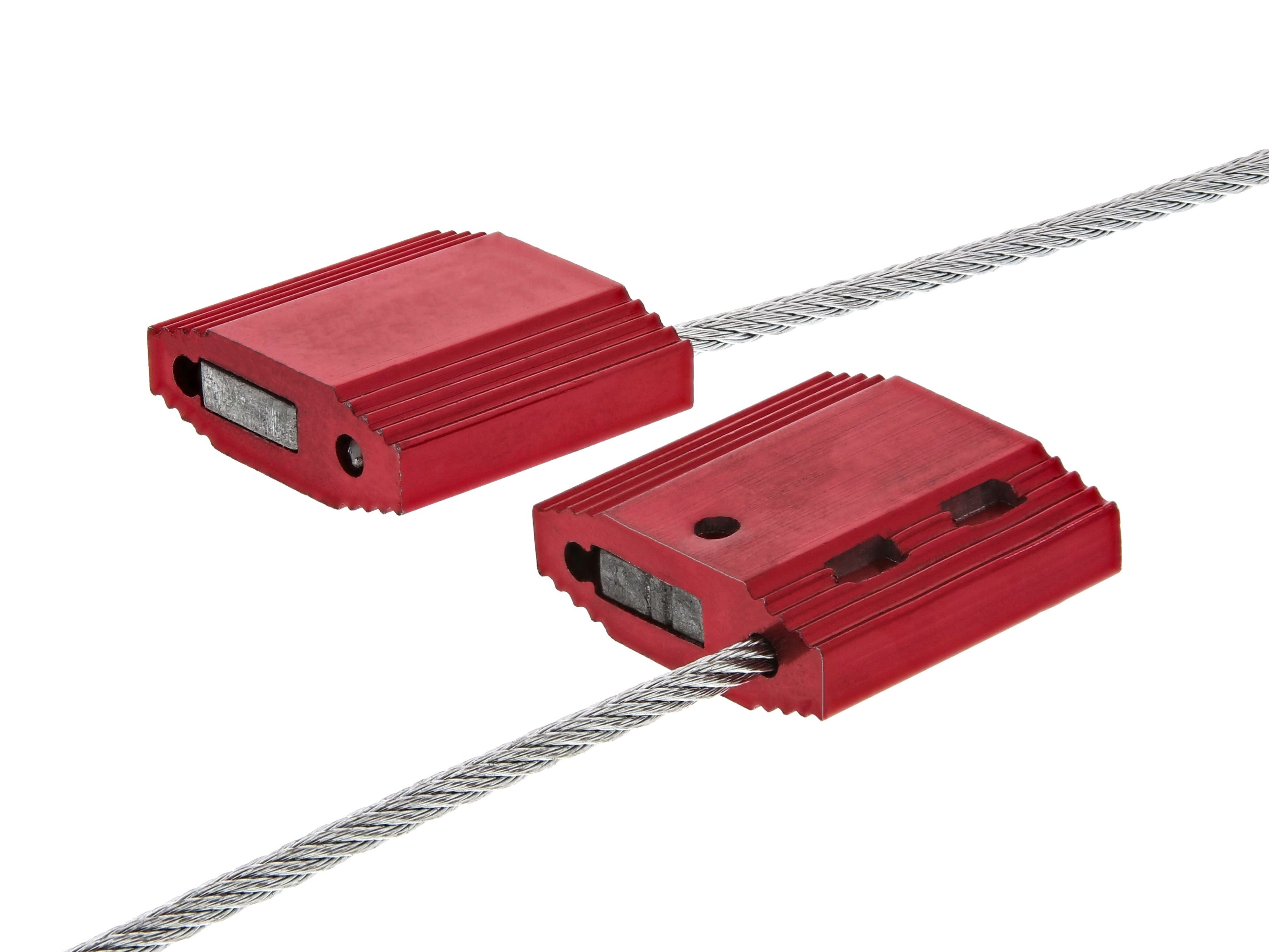 JY3.5B-Die‑casting Aluminum Cable Seal with Galvanized Steel Wire, High Tensile Strength