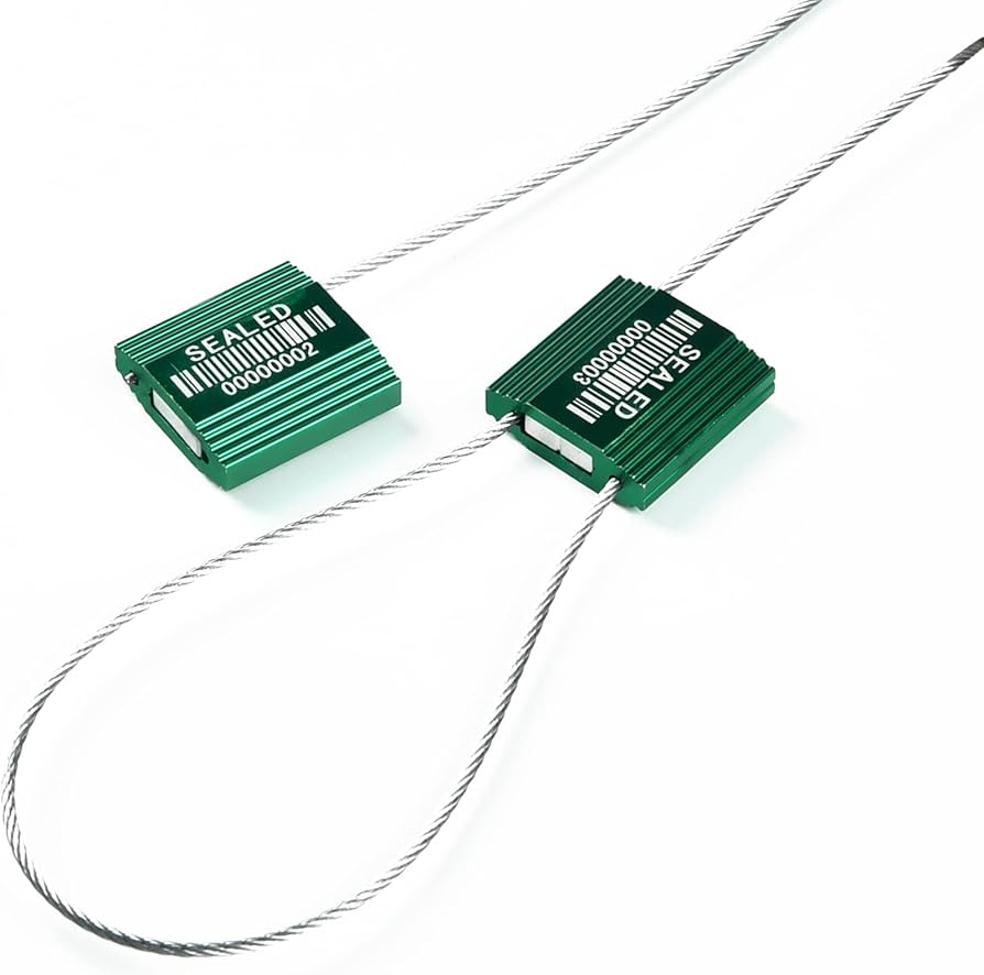 JY3.5B-Die‑casting Aluminum Cable Seal with Galvanized Steel Wire, High Tensile Strength